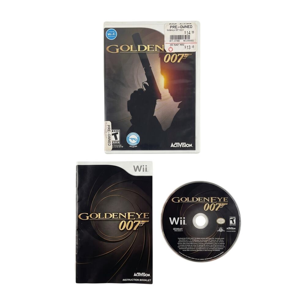 Wii GoldenEye 007‎ CIB Complete In Box Video Game Action First Person Shooter